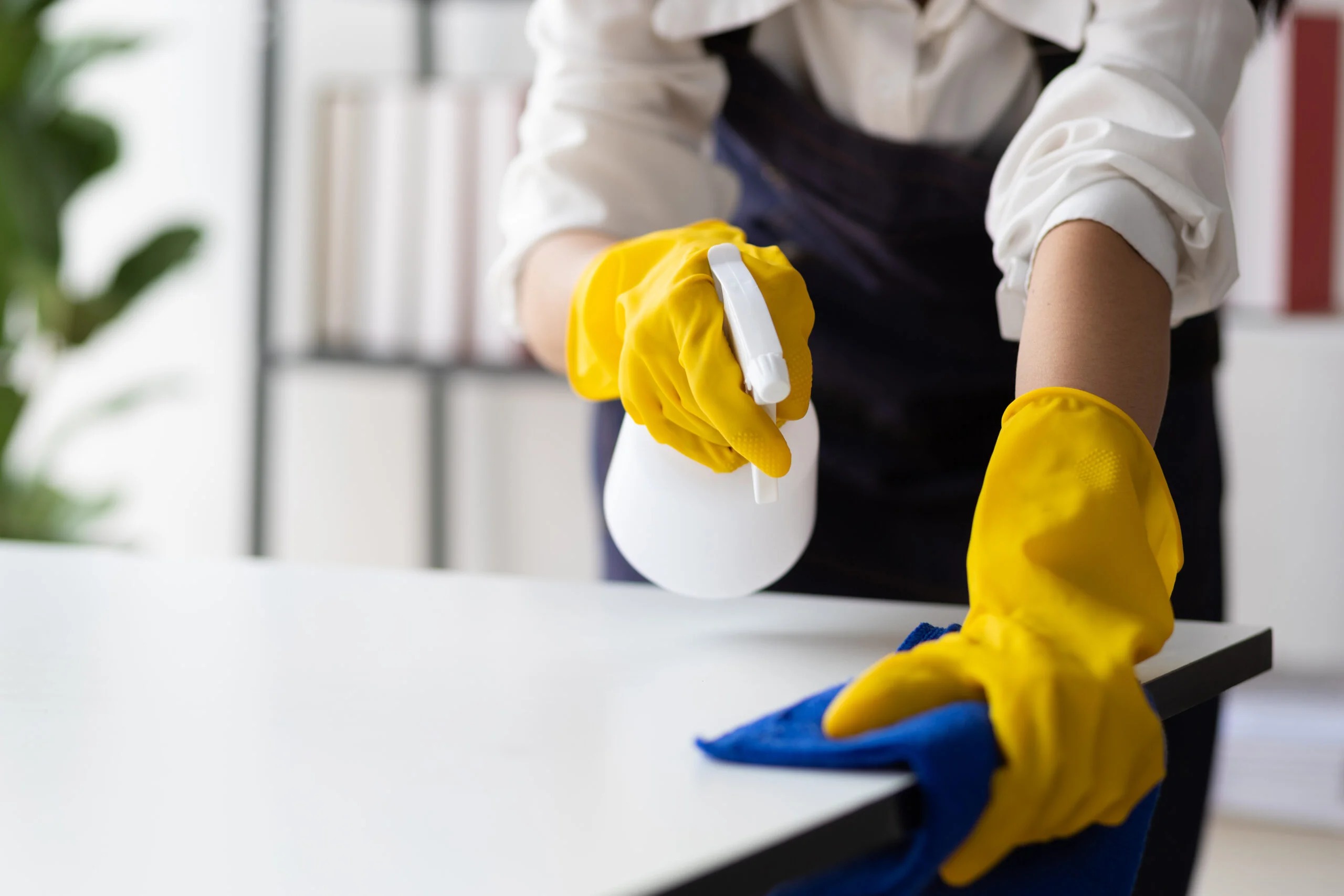 • industrial cleaners perth using ride-on scrubber in factory