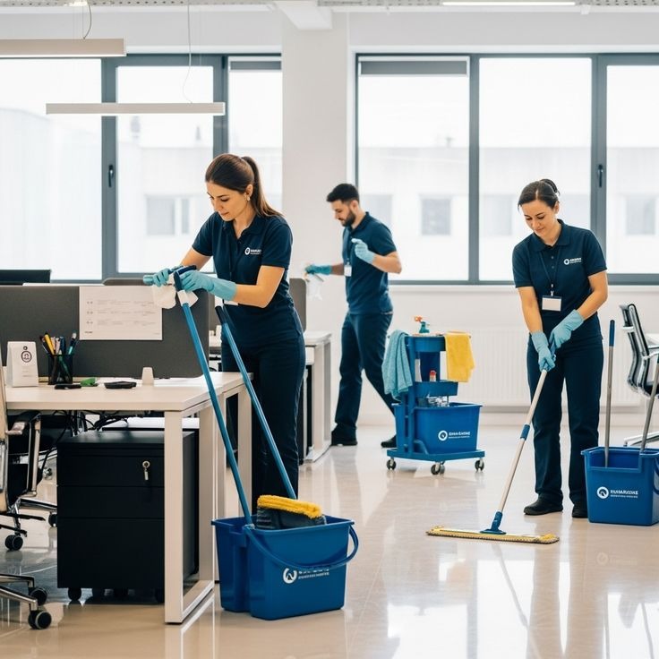 professional retail cleaning perth store windows being cleaned