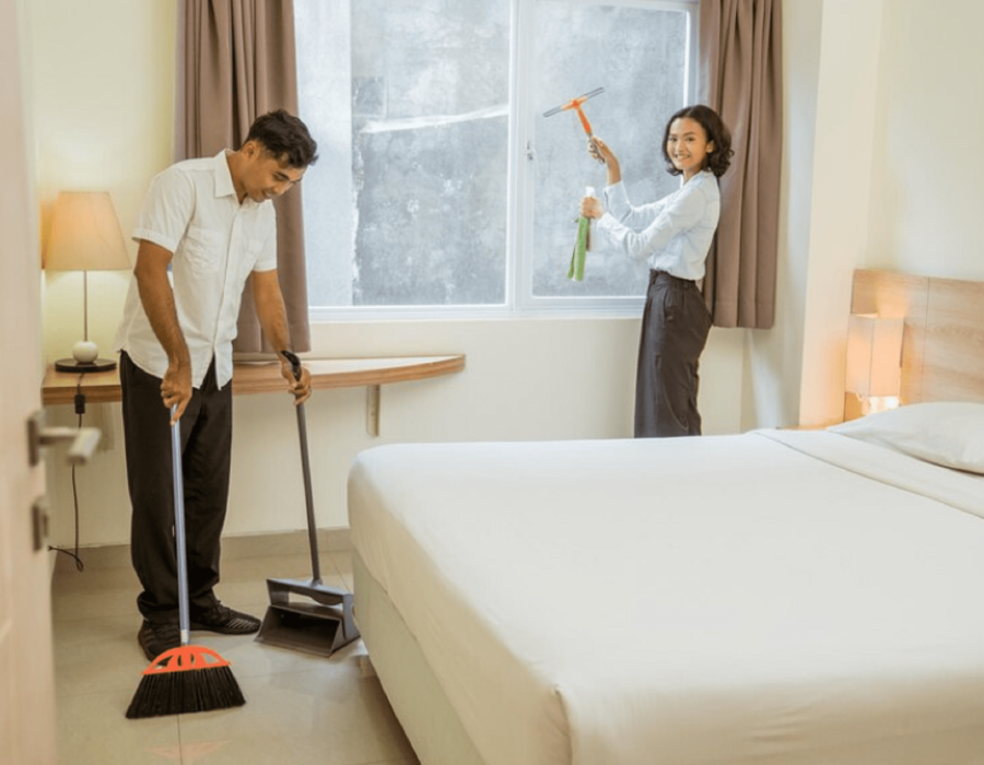 Commercial cleaning team Perth